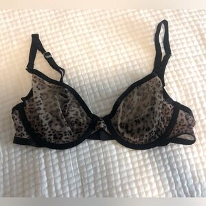 Cuup Leopard Print Triangle Bra